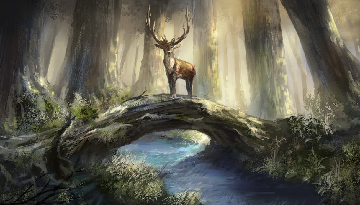迫力のあるファンタジーイラストを描きます ドラゴン、人物、背景の全てに物語を感じるのイラスト イメージ8