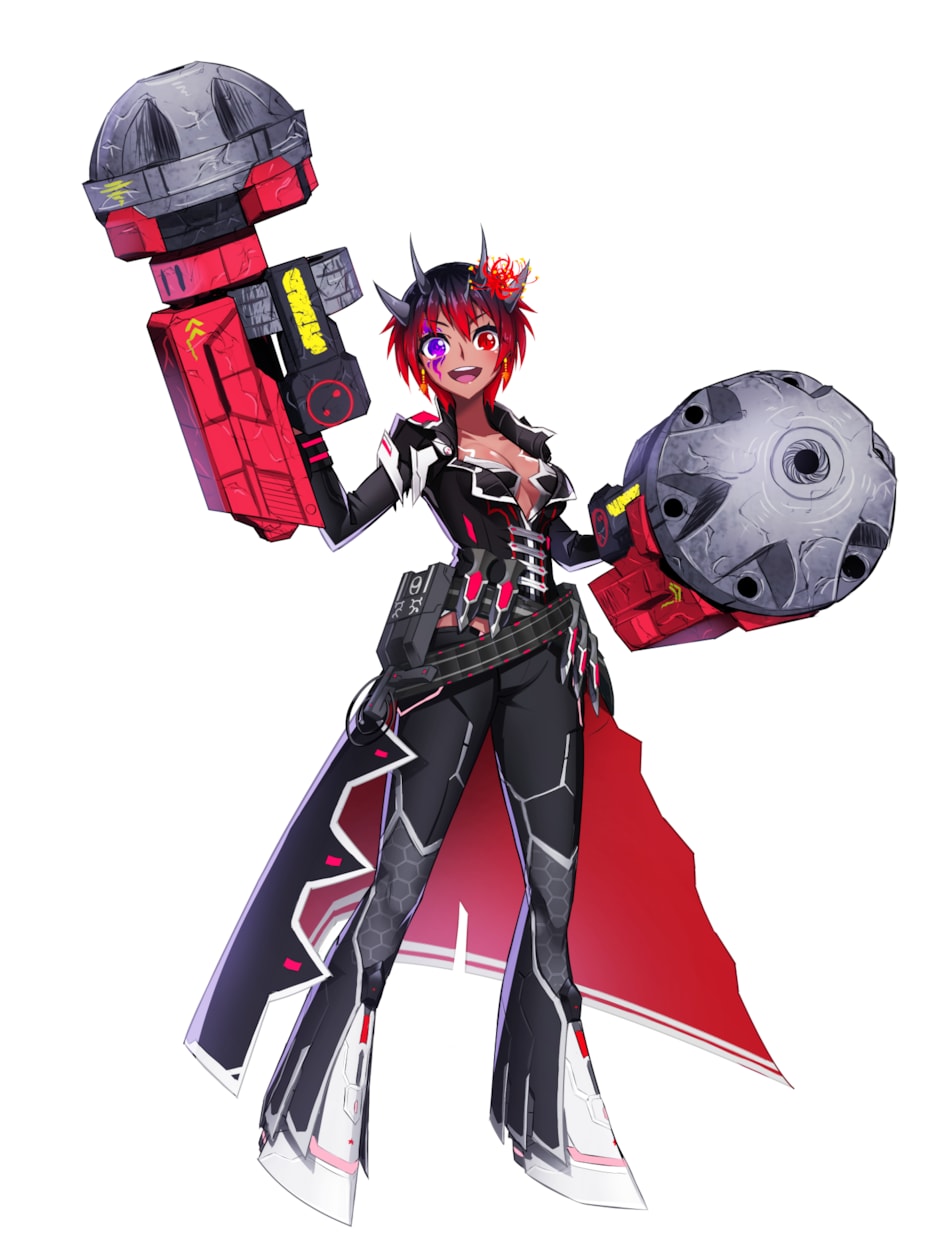 キャラクターイラスト(全身）描きます ゲームアバターやオリジナル自キャラ絵(全身)が欲しい方向け イメージ8