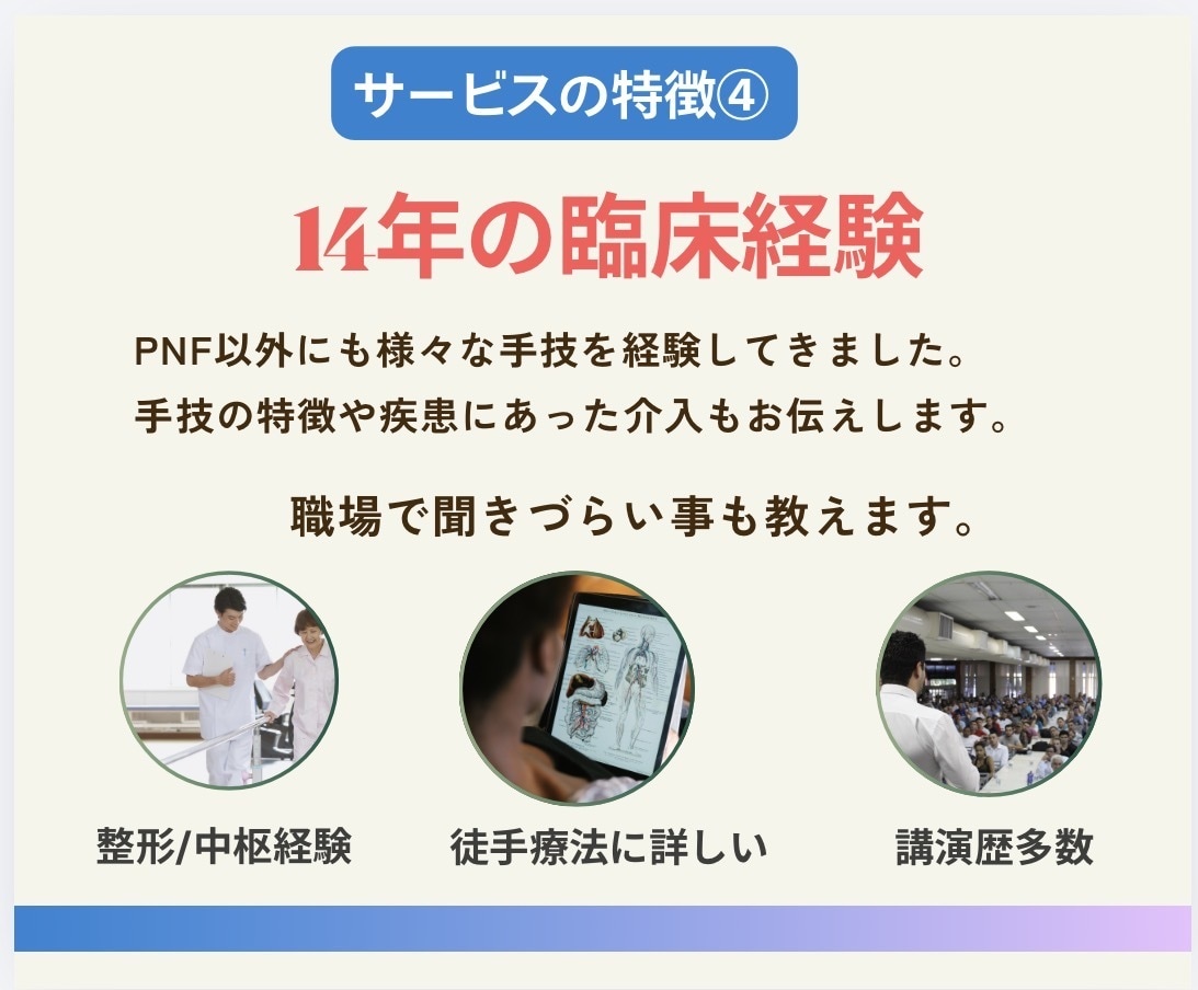 リハビリ/臨床の悩みを認定理学療法士が解決します 臨床推論/評価・動作分析/アプローチ方法/治療手技/症例相談 イメージ5