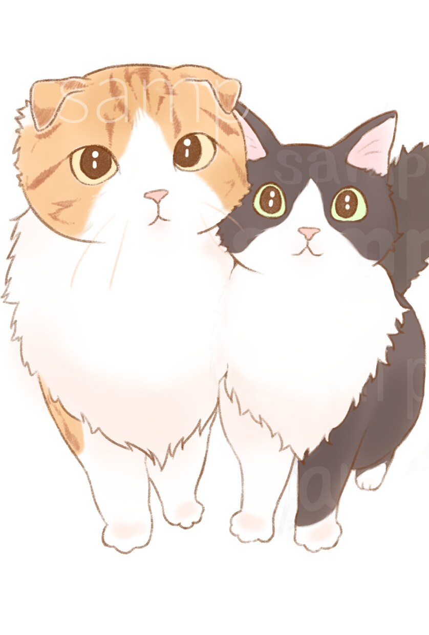 可愛い☆猫☆のイラストを描きます ☆ペットをイラストにしてみませんか？☆ イメージ3