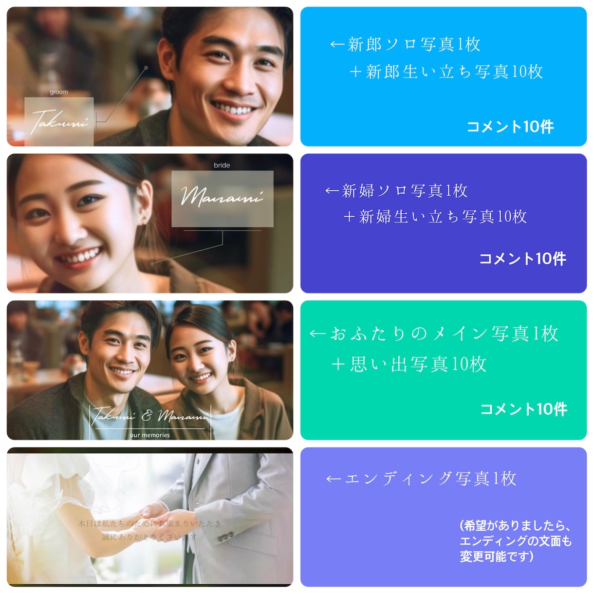 オシャレでエモい♡プロフィールムービー作成します 土日祝対応可能！オプションで早い仕上がりにも！ イメージ1