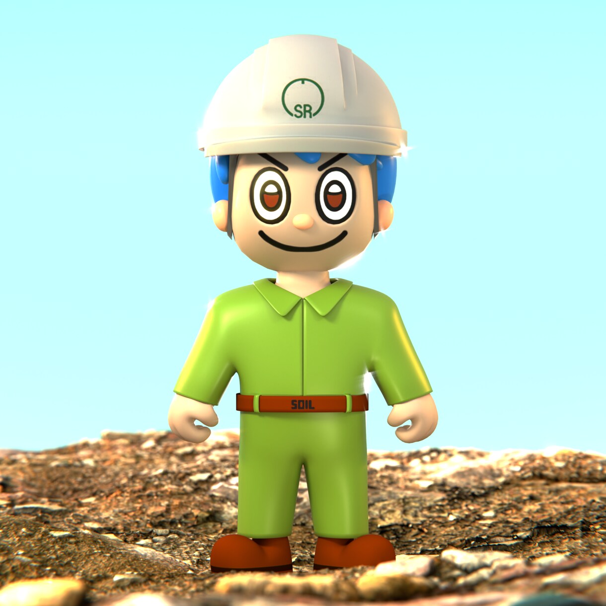 既存の2Dキャラ→3Dキャラへと制作いたします 元々の可愛らしさや特徴をそのままCGで表現いたします。 イメージ5