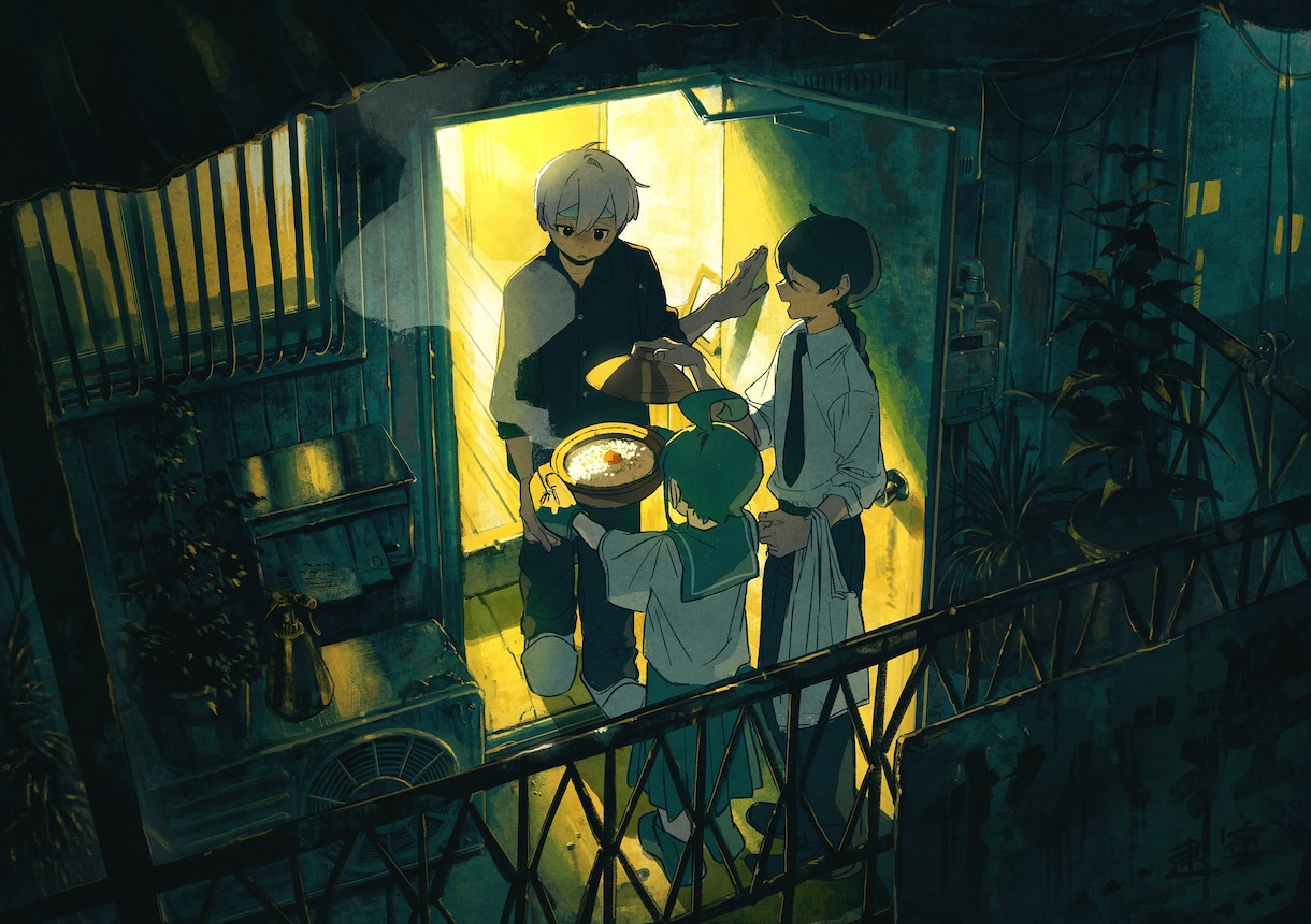 温かみのある背景込みのイラストを描きます どれだけ小物が増えても、一律料金50,000円で承ります イメージ2