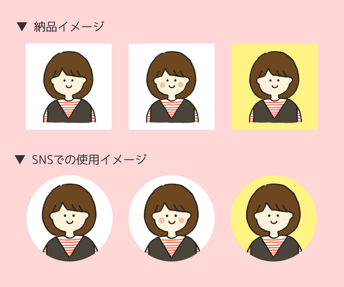 ゆるくてかわいいSNSアイコン描きます ゆるくてかわいいSNSのアイコンを手書き風でお届けします＾＾ イメージ3
