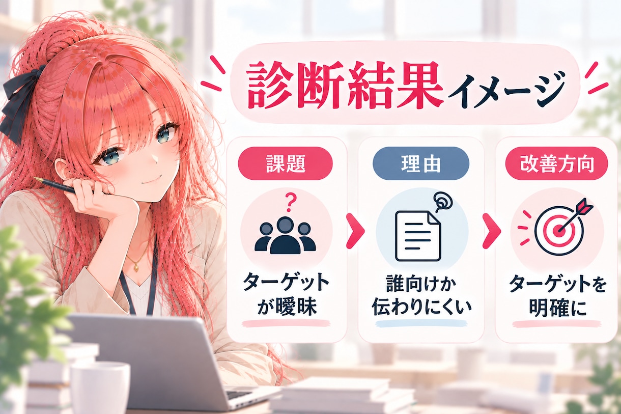LP・求人の改善ポイントを3つ診断します 「どこを直せばいい？」をプロ目線で具体的にお伝え イメージ6