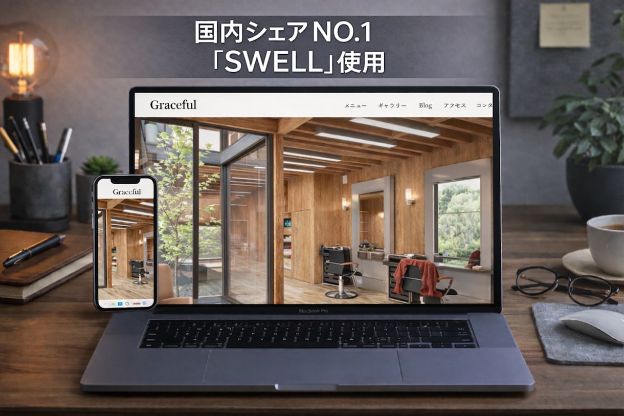 集客特化型WordPressホームページ制作します 作って終わらせない。集客と成果を考えたWEB設計 イメージ3