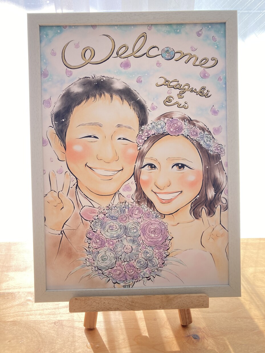 色紙サイズ★綺麗に包装して発送致します ★プレゼントに人気です★還暦祝いや結婚式のウェルカムボード イメージ7