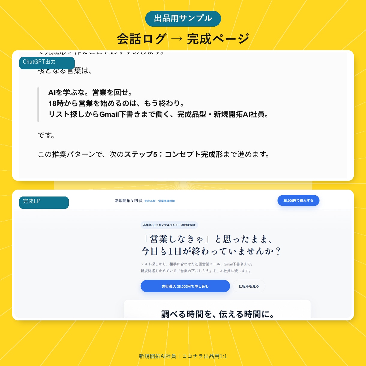 あなた専属マーケティング参謀GPTをお渡しします 商品設計からLP・メール・SNSまで一緒に作成。 イメージ6