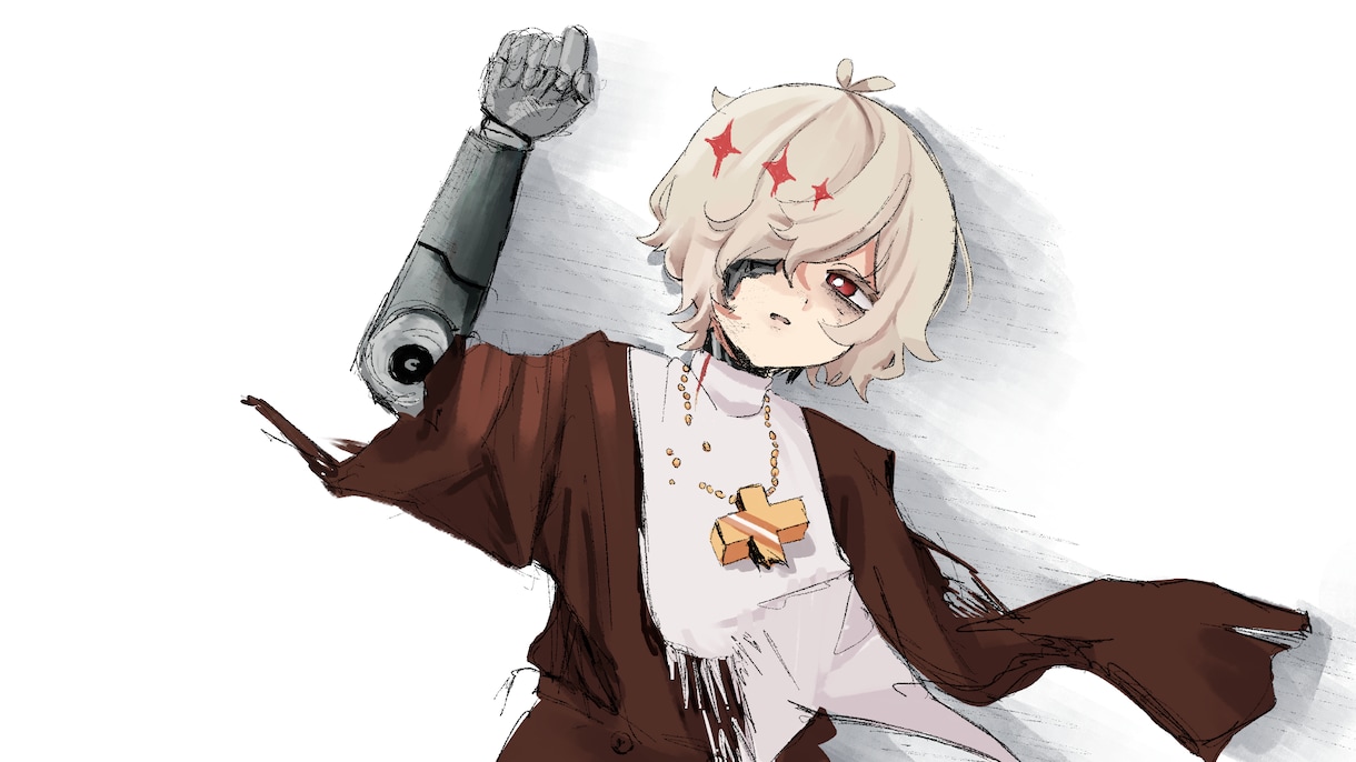 1枚絵・立ち絵・Live2D用など描きます イラスト制作（1枚絵・立ち絵・アイコン・Live2D用など） イメージ8