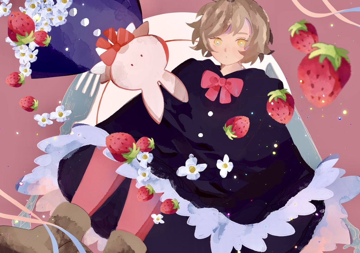 Twitterやインスタのアイコン描きます 可愛くて優しいイラストでアイコンを彩りませんか？ イメージ1