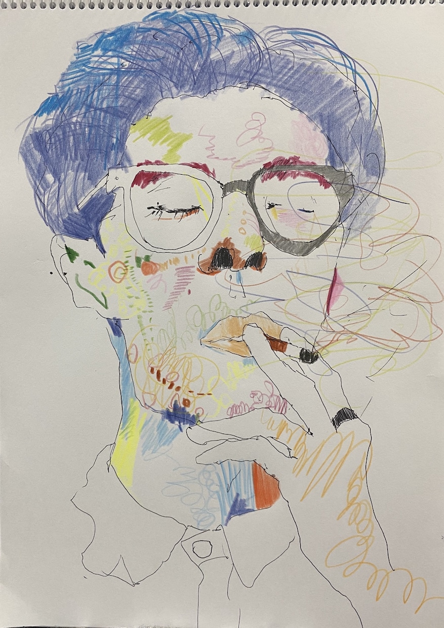 手書きで今までにない絵を描きアートを出します ただのデザインじゃないよ~手書きでしか出せないもの イメージ5