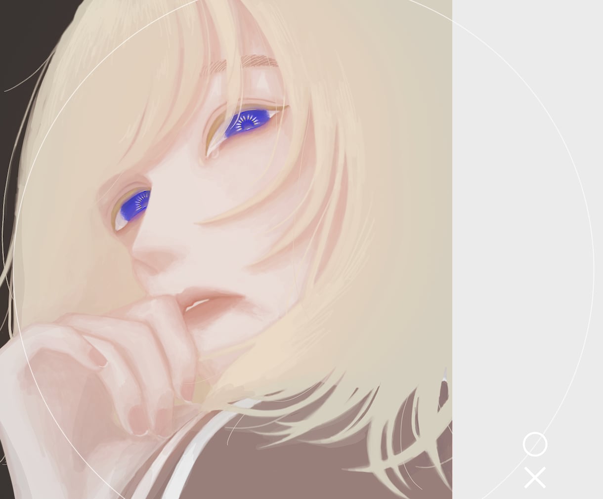 淡くて雰囲気のある一枚絵描きます 個性的なタッチの絵で目を惹く人物絵を求めている方へ イメージ3
