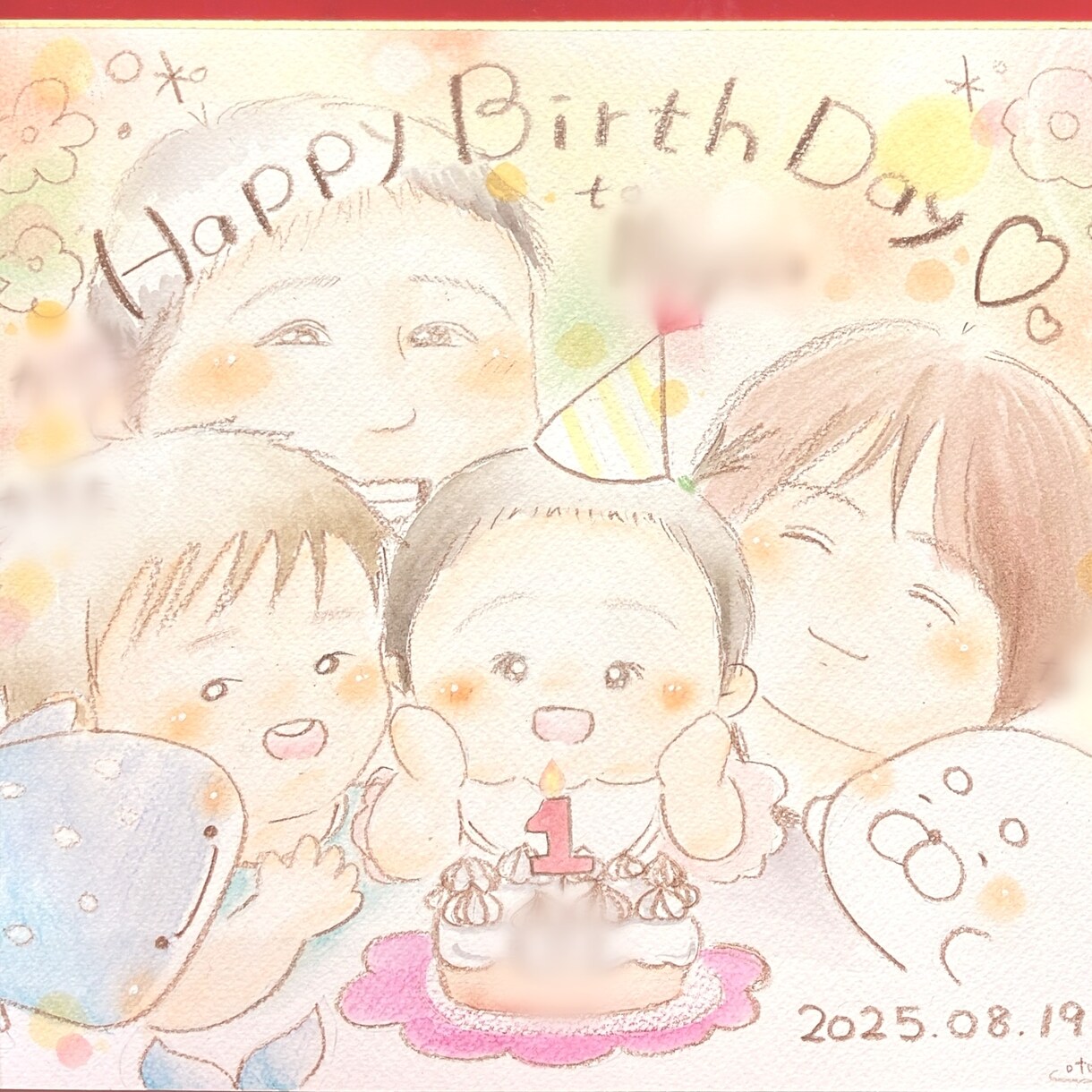 米寿・卒寿のお祝いに♡温かい似顔絵 お描きします 喜ばれる◎！ほんわかタッチのかわいい似顔絵 イメージ9