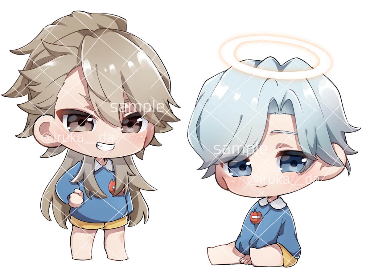 活動者様向け！デフォルメイラストをお描きします お持ちの等身イラストをかわいいデフォルメに描き起こします！ イメージ2
