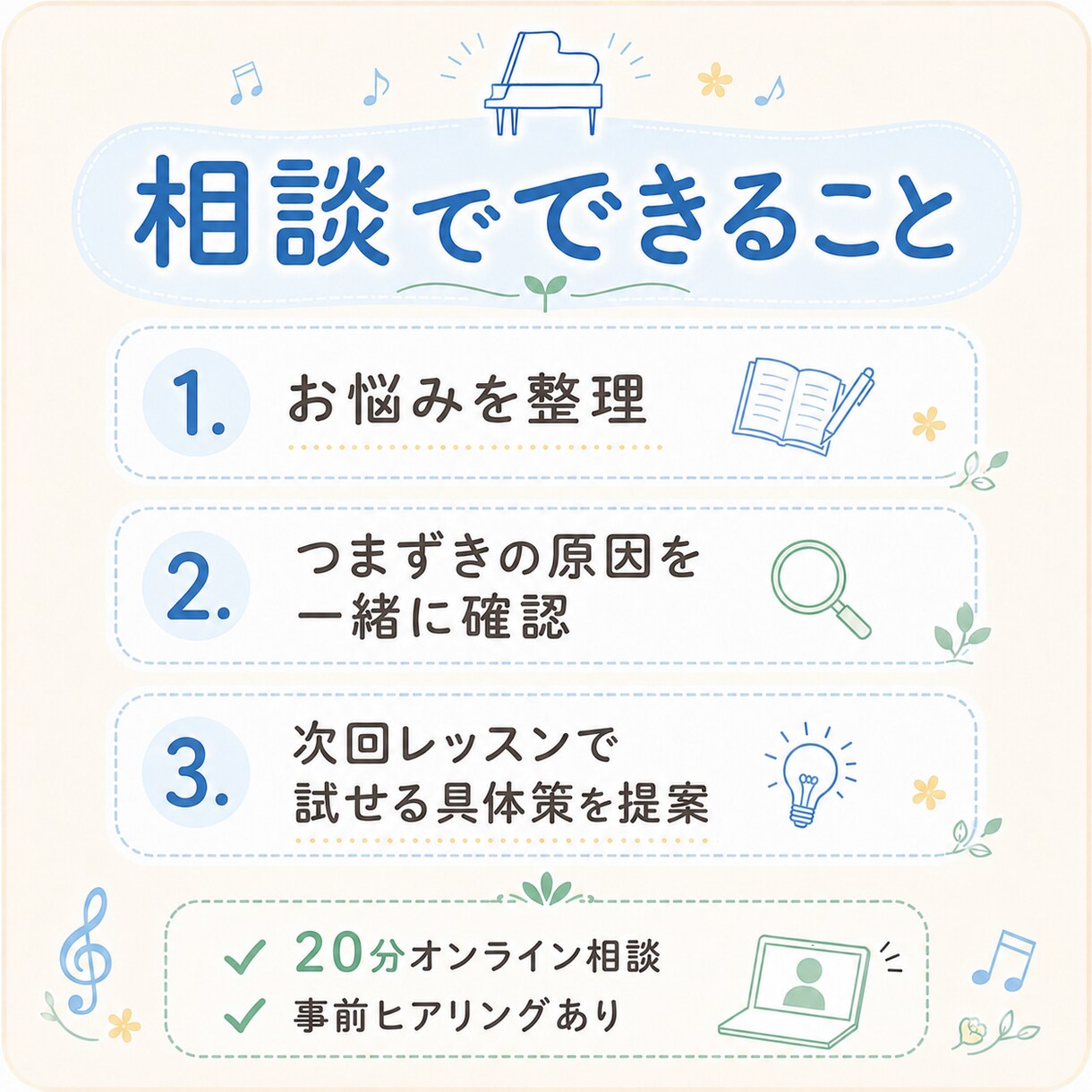 譜読みは絶対に楽しくおしえられます 音大院卒講師が譜読みの指導法・家庭練習方法を整理 イメージ3