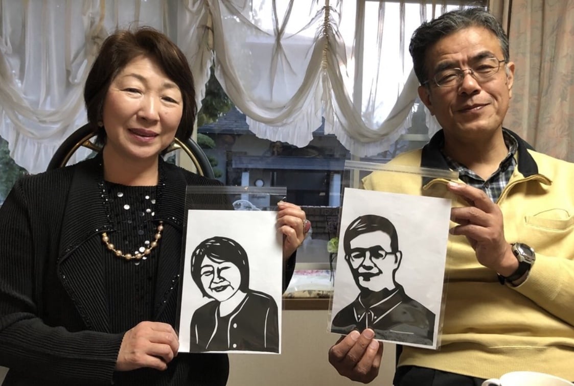 貴方のお気に入りの写真を切り絵にします 貴方や貴方の大切な人の画像から似顔絵切り絵を作成致します。 イメージ5