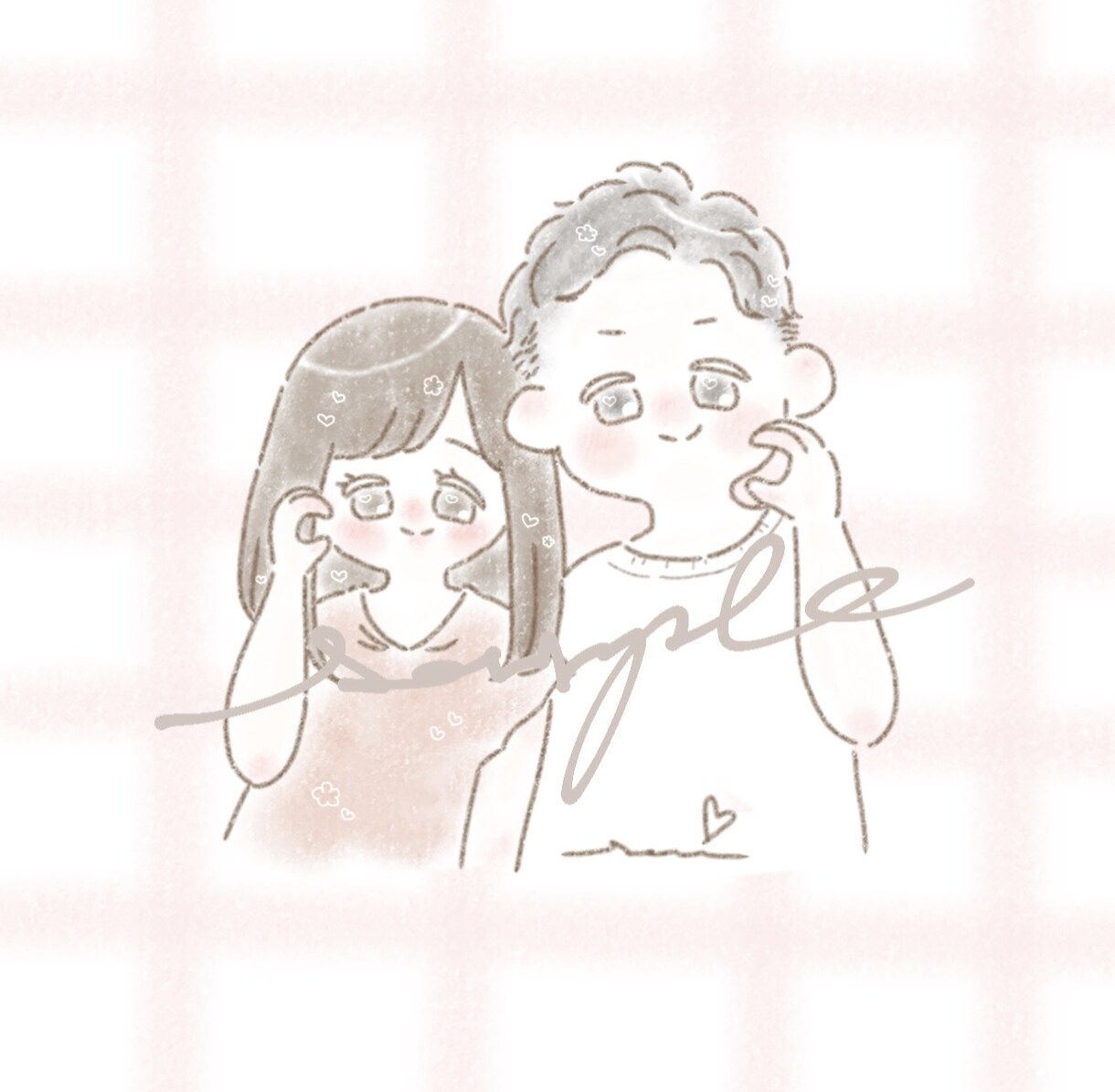 ふんわりと優しいタッチのイラストを描きます しあわせのつまったまんまるほっぺ イメージ3