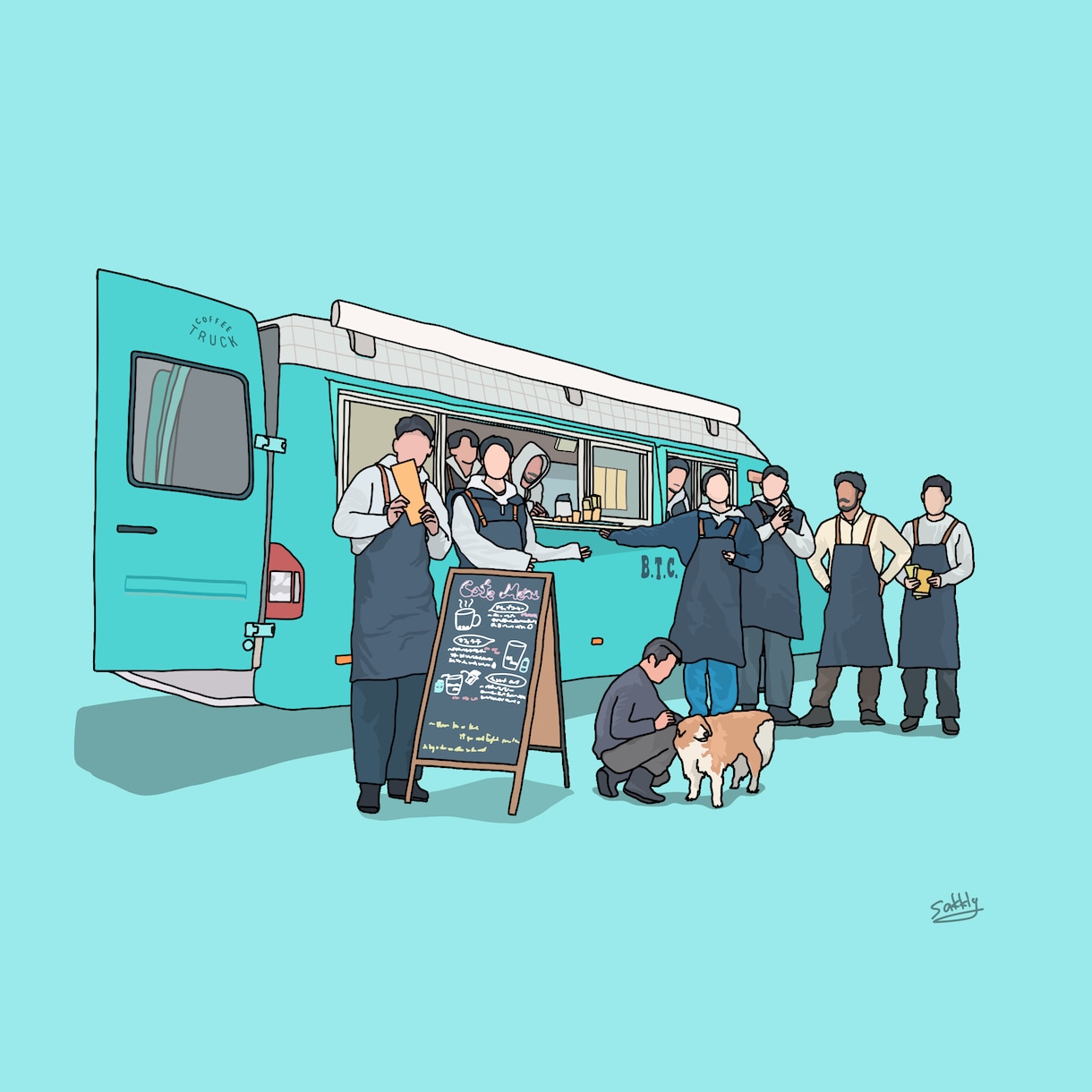 おしゃれ！あなただけのイラストを描きます LINEのアイコンや記念日などにぜひ！ イメージ1