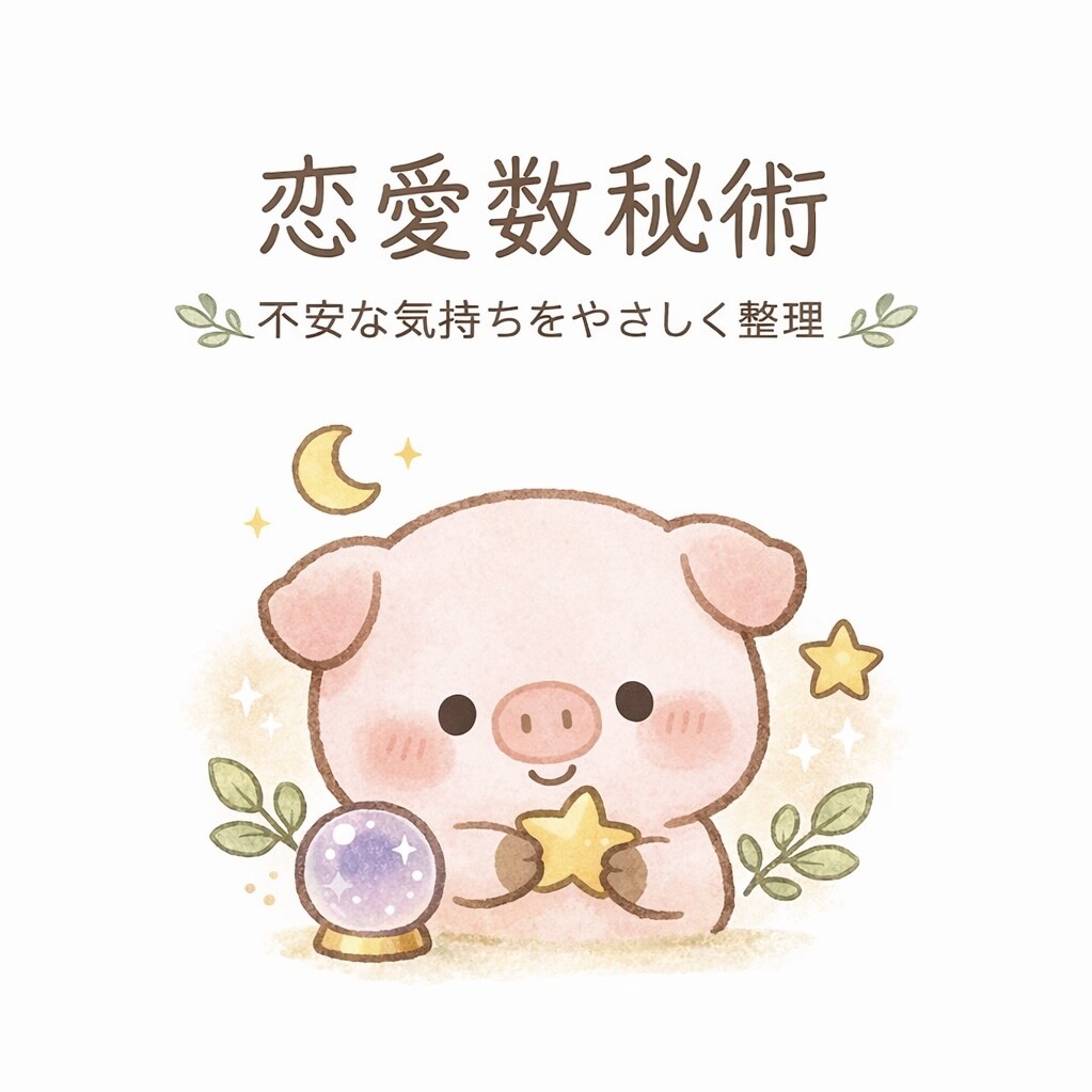 数秘術で恋愛の不安をやさしく整理します 数秘術で恋愛の悩みを整理します＊相性・距離感・行動アドバイス イメージ1