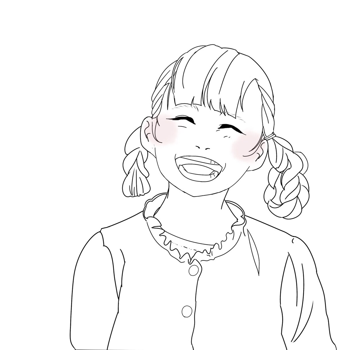 写真を元にイラストを作成します お子様の記念やアルバム作りに！ イメージ2
