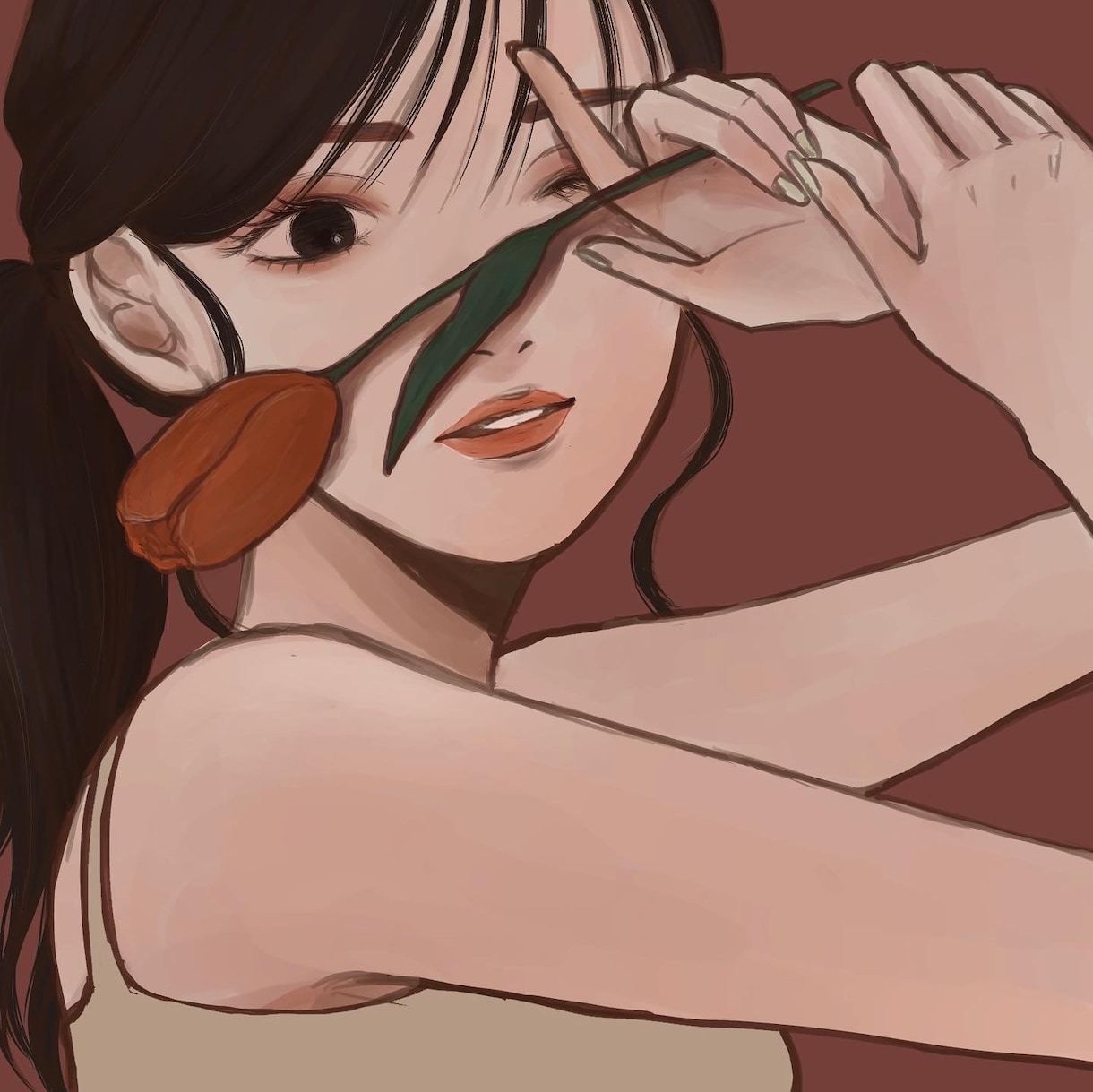 おしゃれ、可愛い〜♡♡イラスト・アイコン描きます 迅速丁寧を心がけています♪初稼働につき格安設定中‼️ イメージ5