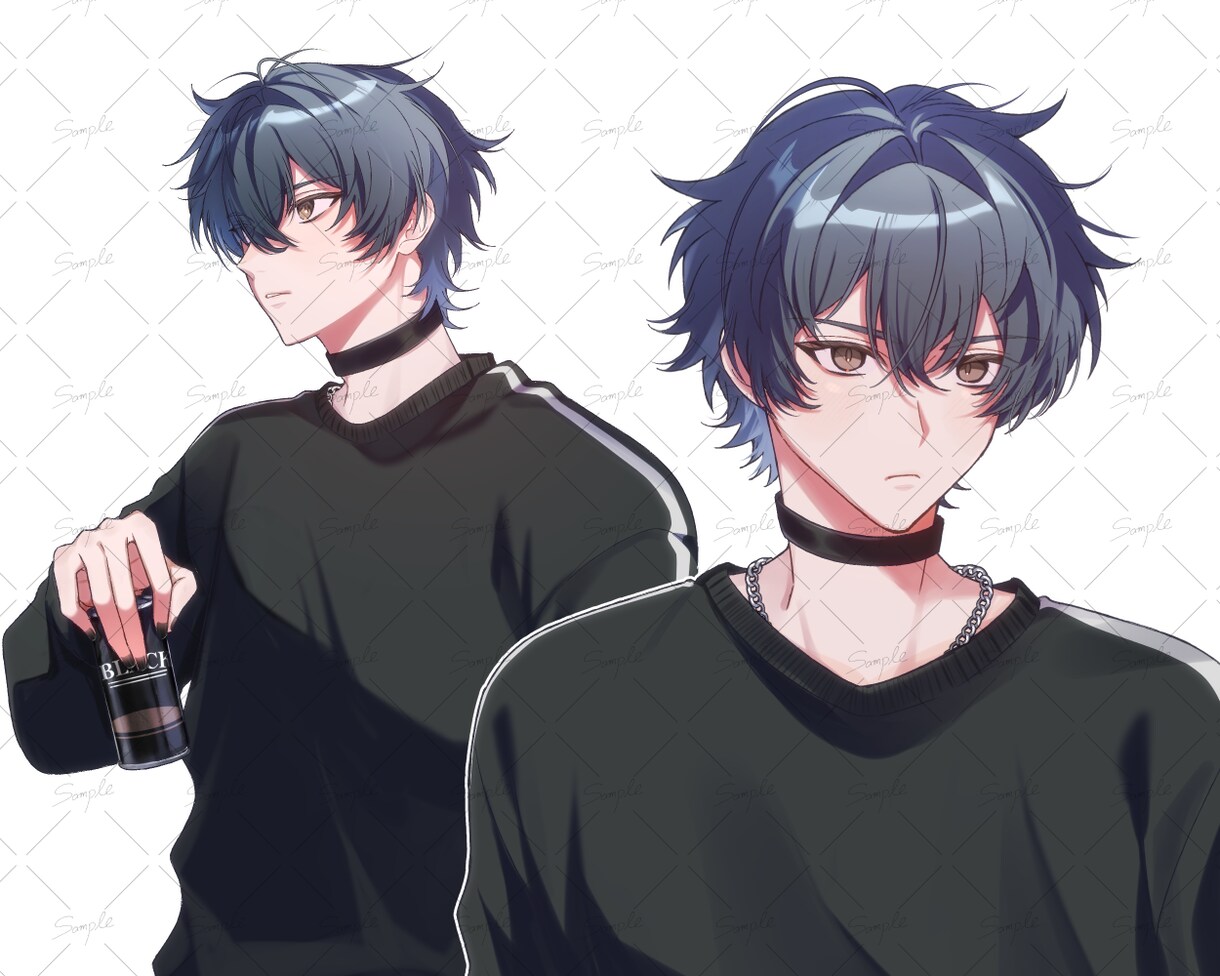創作・配信活動向けイラスト制作します 空気感や感情表現を大切にしています イメージ4