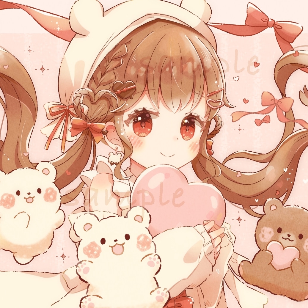 修正何度でも◎かわいいイラストをお届けします SNS、YouTube、グッズなど様々な用途で使用可能です◎ イメージ1