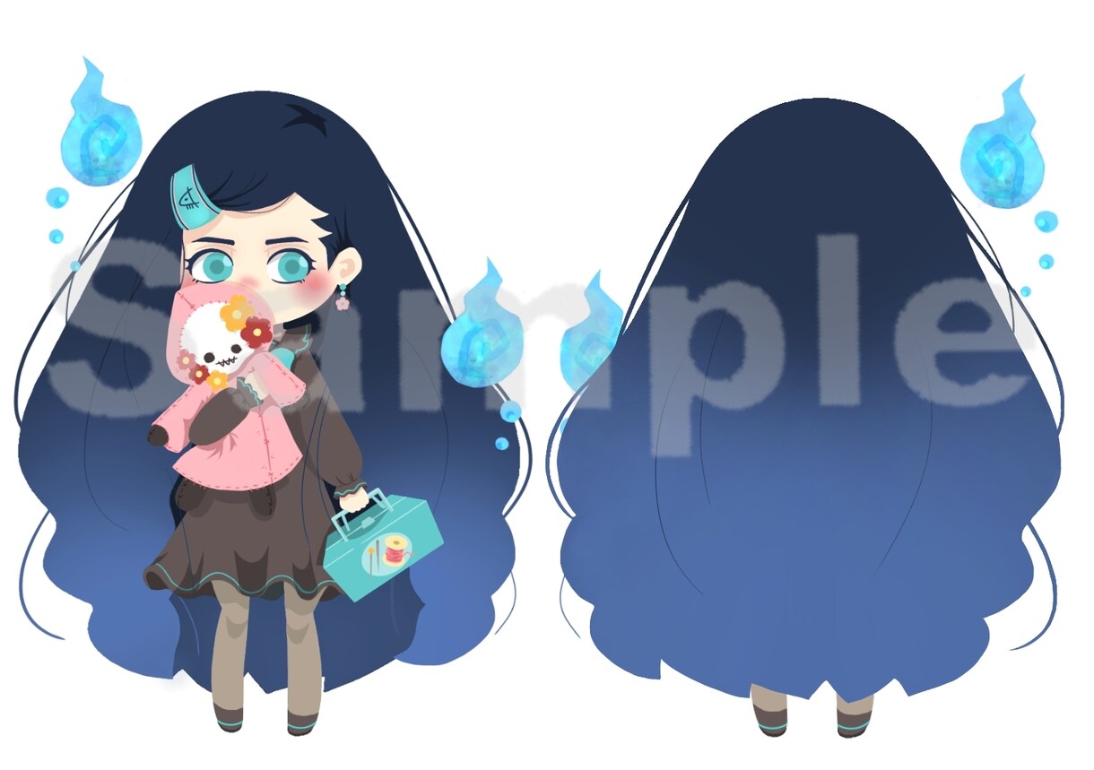 商用利用できるミニキャラ系イラスト作成します MVイラストやキャラクター作成も対応中！ イメージ2