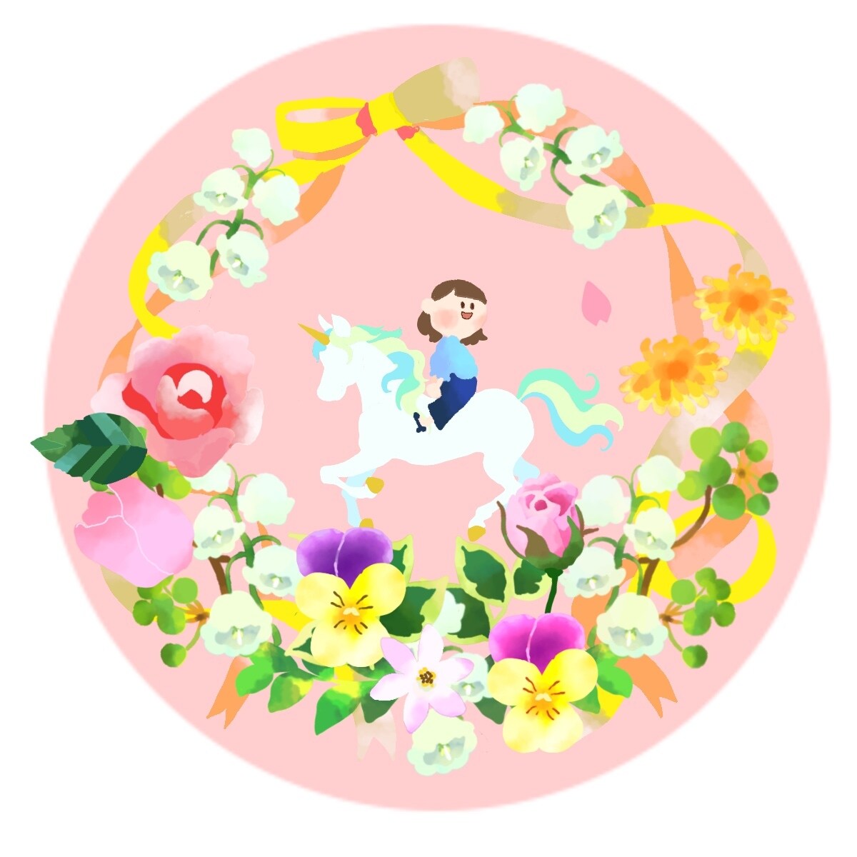 ほんわか手描きイラスト描きます 手描きで完全オリジナルイラスト描きます イメージ1