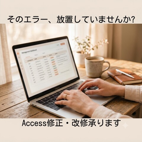 Accessの修正・改修相談承ります 24年の実務経験で、誰も触れないAccessを動かします イメージ1