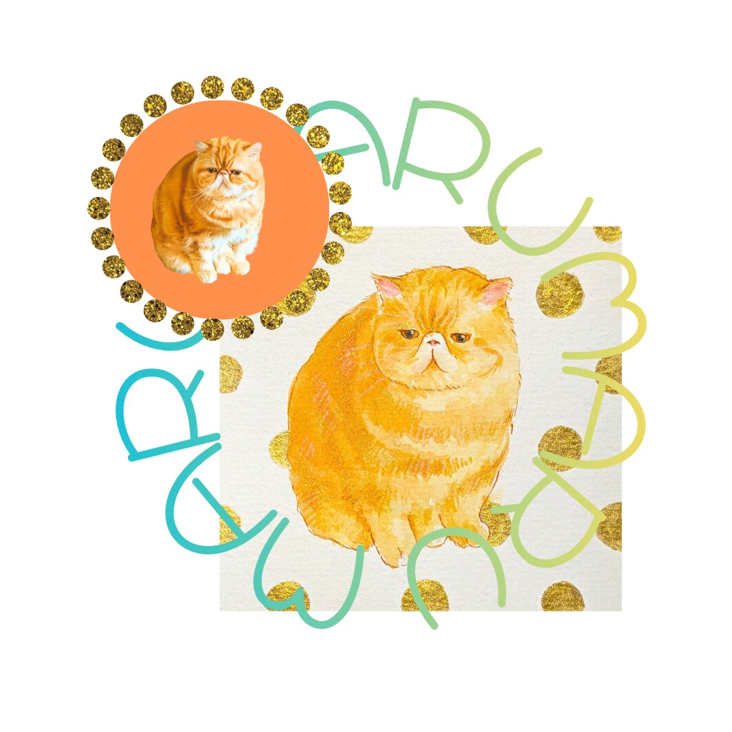 やさしいタッチで特別なペットの肖像画を手描きします 記念日・誕生日・お迎え記念・アイコンにもおすすめです イメージ1