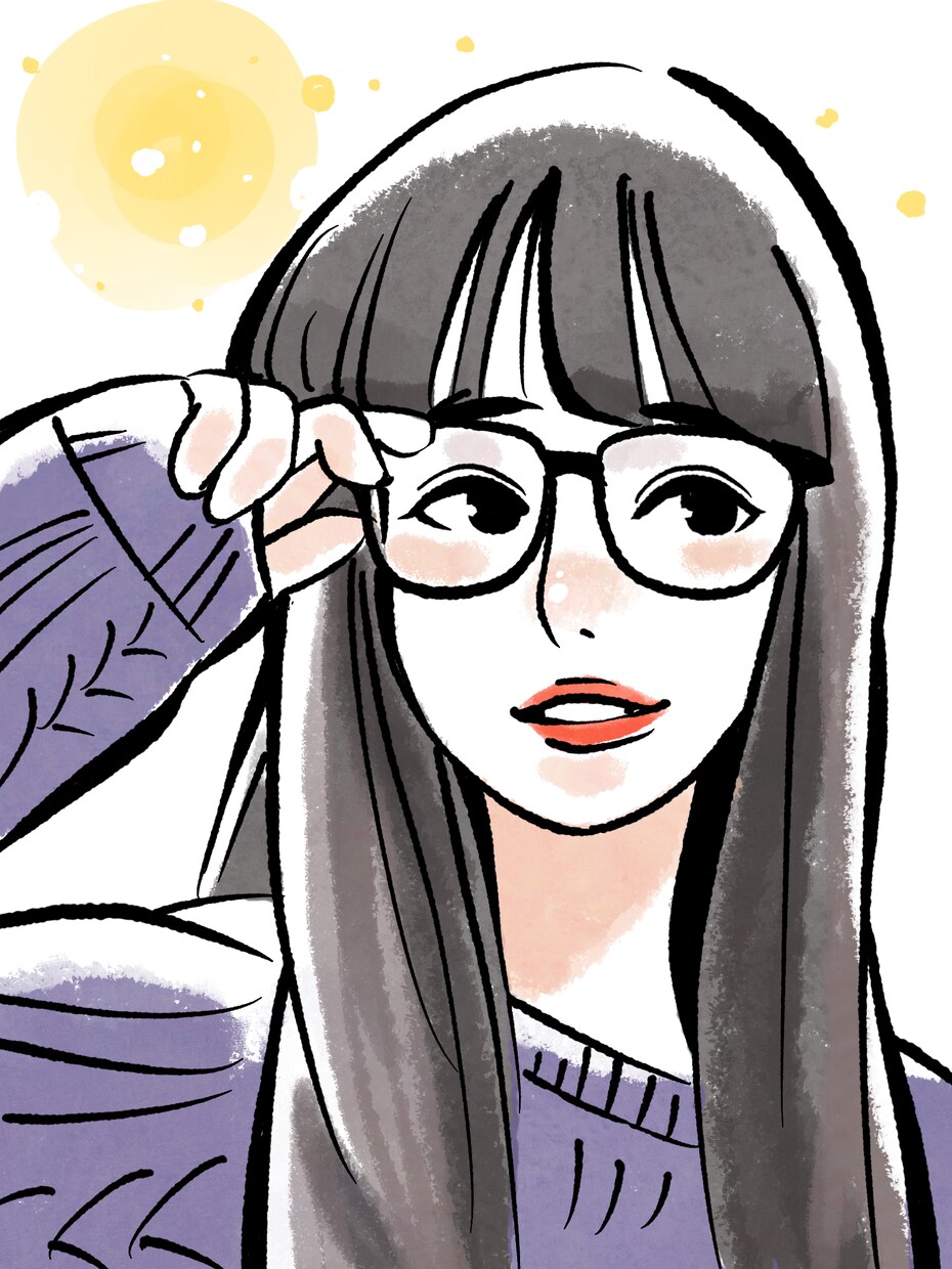 オシャレな女性イラスト作成します 水彩タッチでご希望の服装・髪型の女性イラストを作成します。 イメージ3