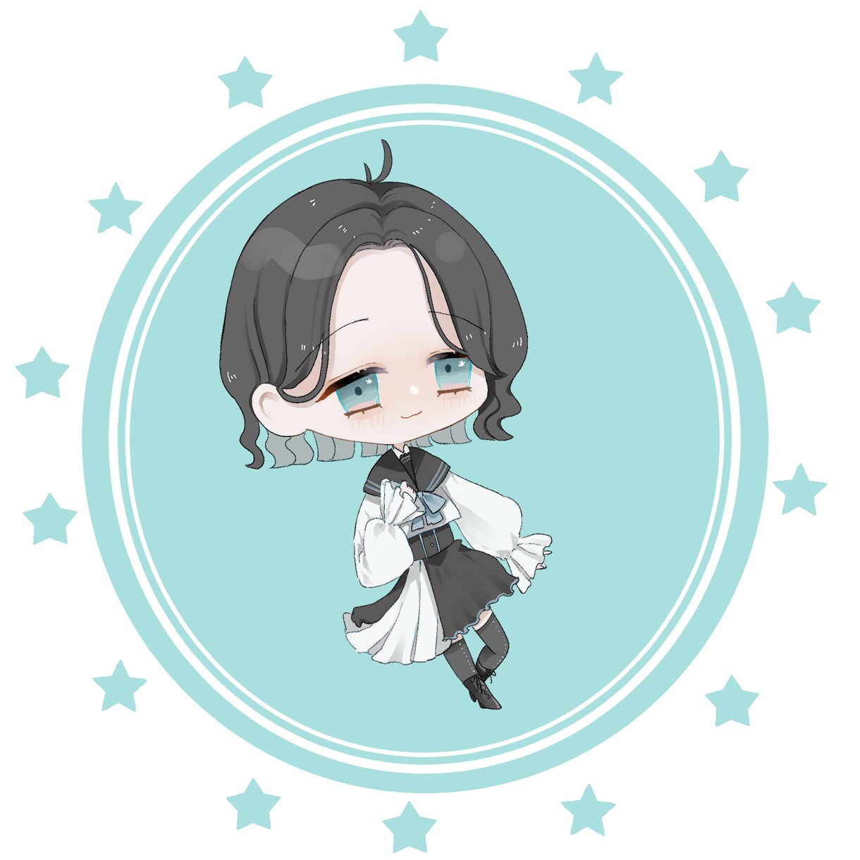 ゆる可愛いデフォルメ（SD）キャラお描きします 商用利用込み！表情差分4種類（喜怒哀楽）プレゼント！ イメージ6