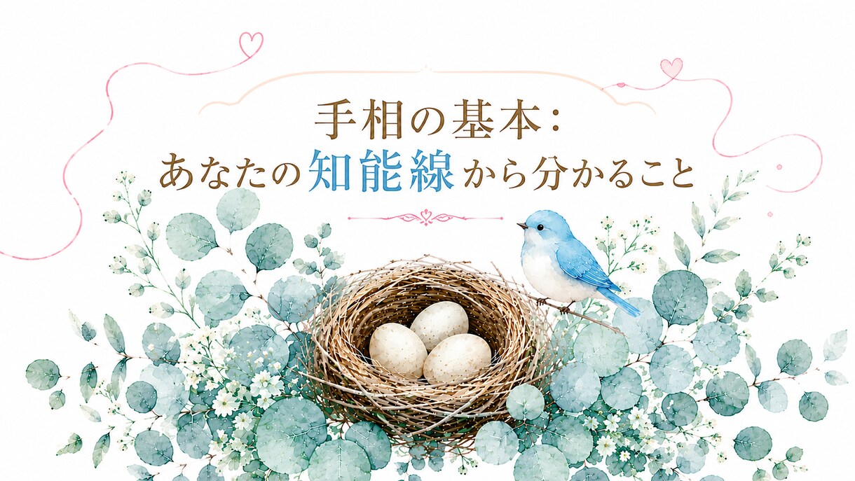ワンコイン｜手相：知能線から分かること❗占います 考え方や才能、あなたはどんなタイプ？❗ イメージ1