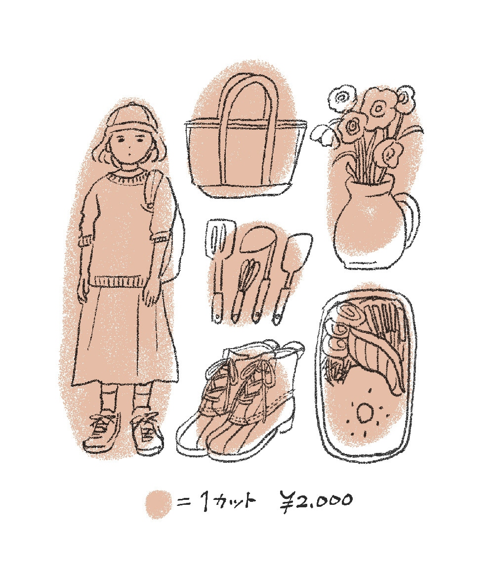 ナチュラルなタッチのモノクロイラストを描きます 広告・挿絵などに使えるゆるくてやわらかなタッチのイラスト イメージ2