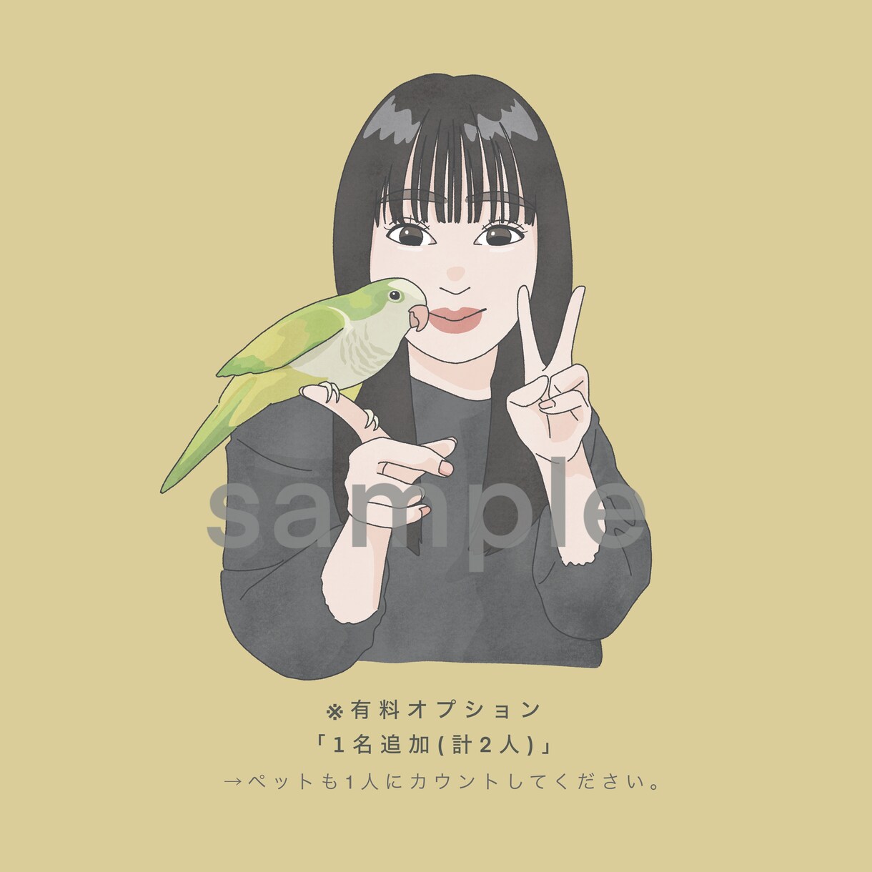お写真をもとに似顔絵を描きます SNSのアイコン、思い出をイラストで残したい！ イメージ9