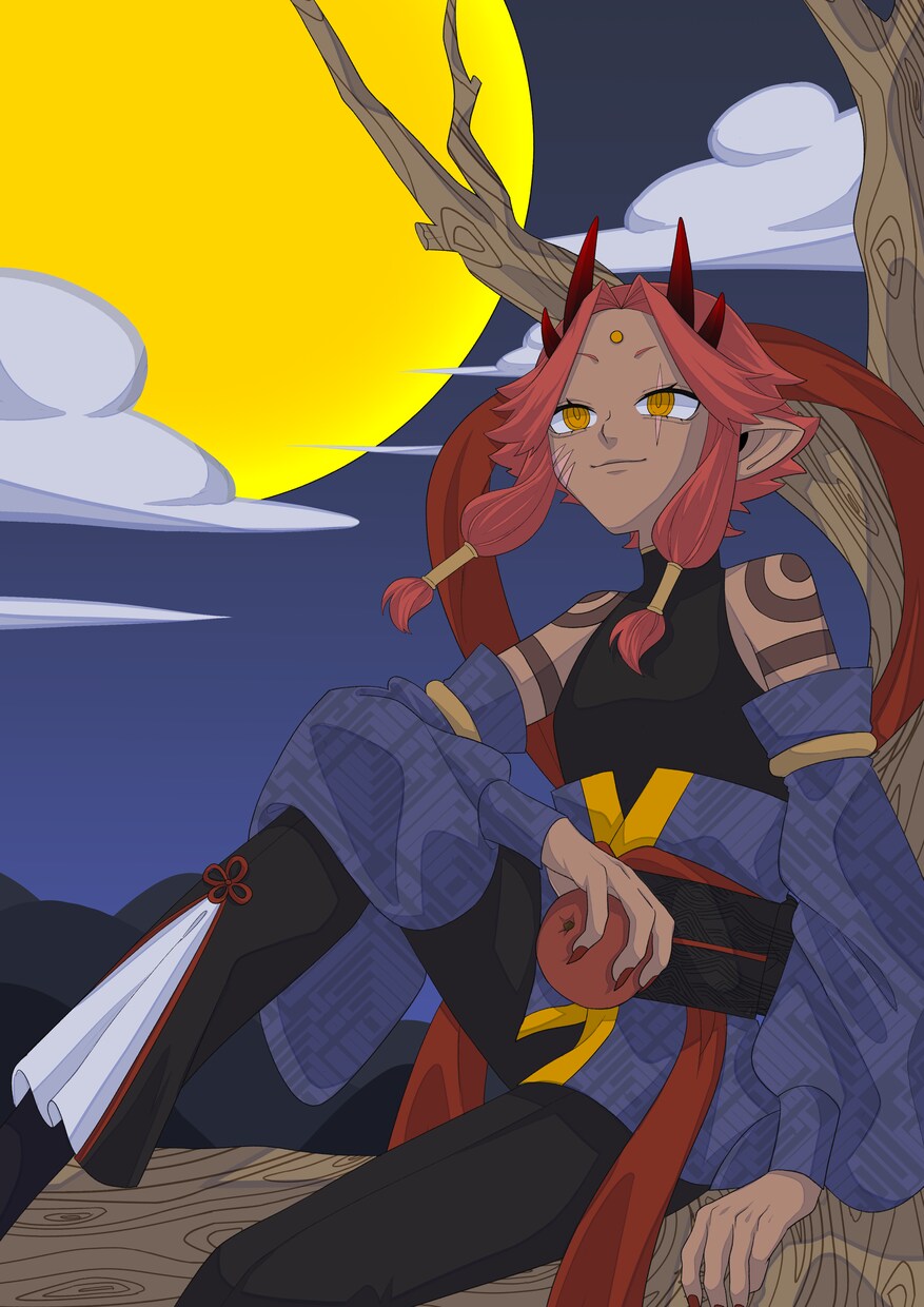 キャラ＋背景を含む完成イラストを作成します 多様なクリエイターの中からあなたのお気に入りがきっと見つかる イメージ5