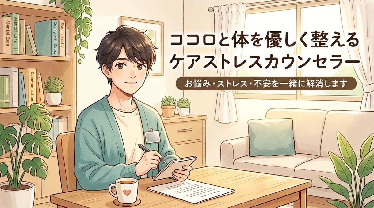 身内や友人に話せない様な悩み何でもお聞きします ケアストレスカウンセラーをやっていたので悩み事や愚痴聞きます イメージ1