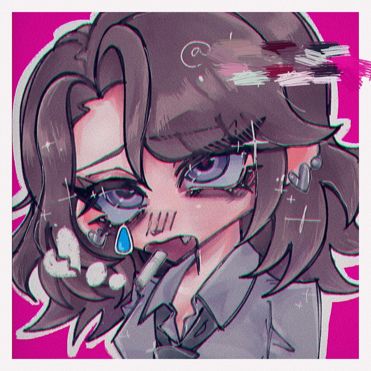 濃ゆめ激かわイラストかきます おめめの痛くなる可愛いアイコンに♡ イメージ1