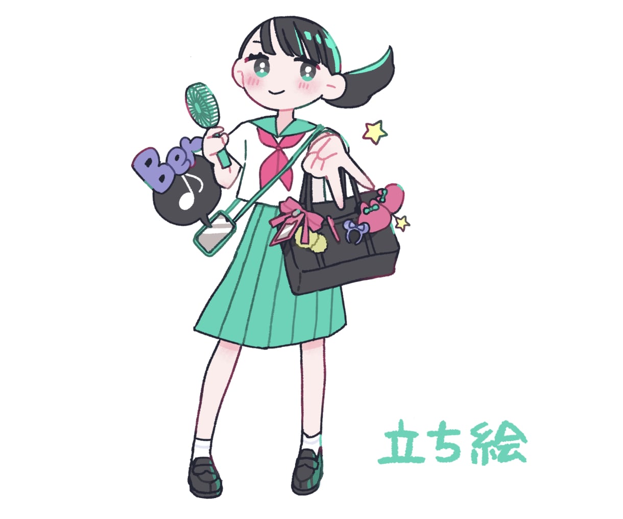 やさしく目を引く立ち絵、一枚絵描きます MV、サムネイル、ジャケットイラスト、宣伝イラストに イメージ2
