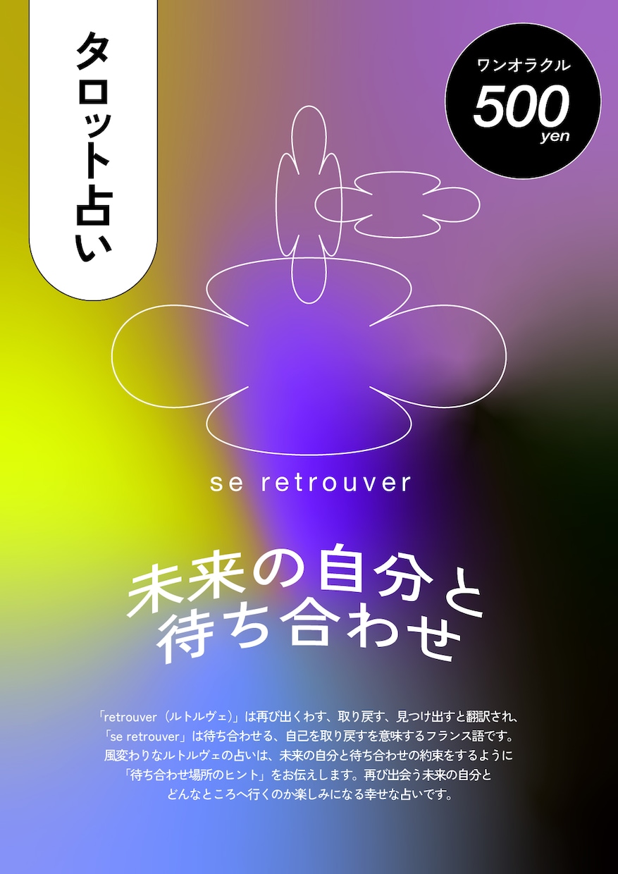 未来視で理想のあなたになるためにタロットで占います 未来の自分と待ち合わせるヒントを教えます イメージ1