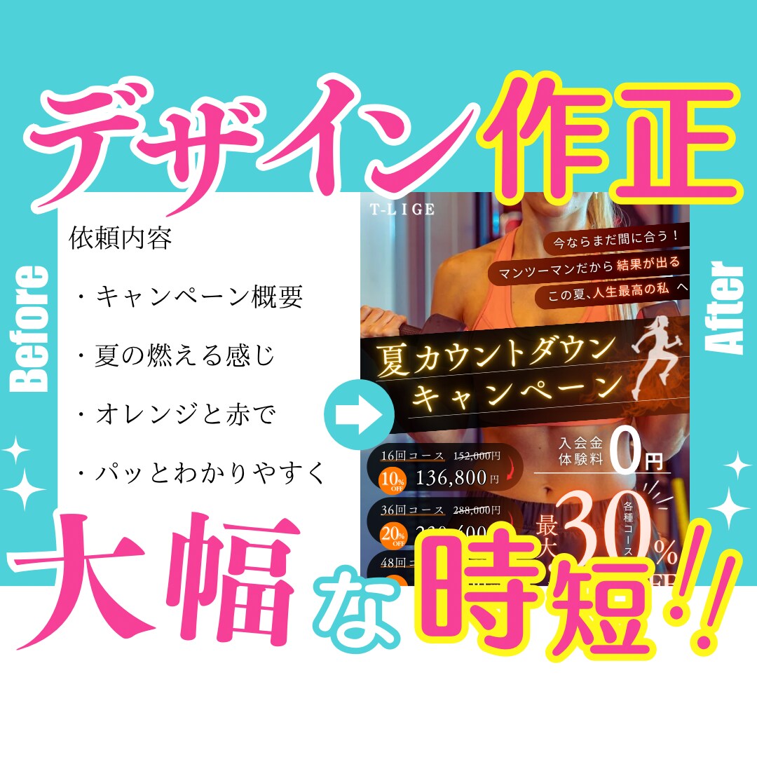 デザイン苦手な方注目！それプロが修正・作成します ＼“映えてわかりやすい今っぽデザイン”に仕上げます！／ イメージ2