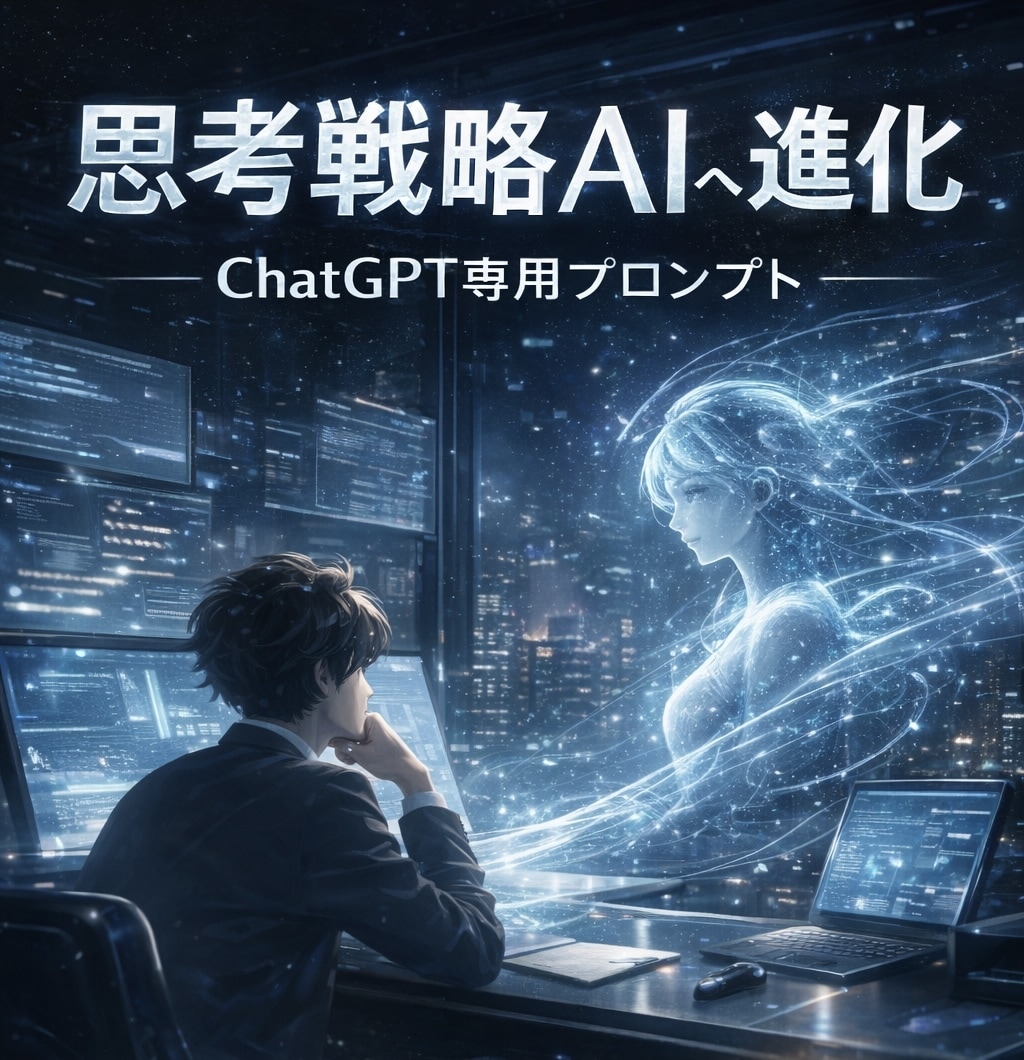 ChatGPTを思考戦略AIへ進化させます AIの考え方そのものを変えるプロンプト イメージ1
