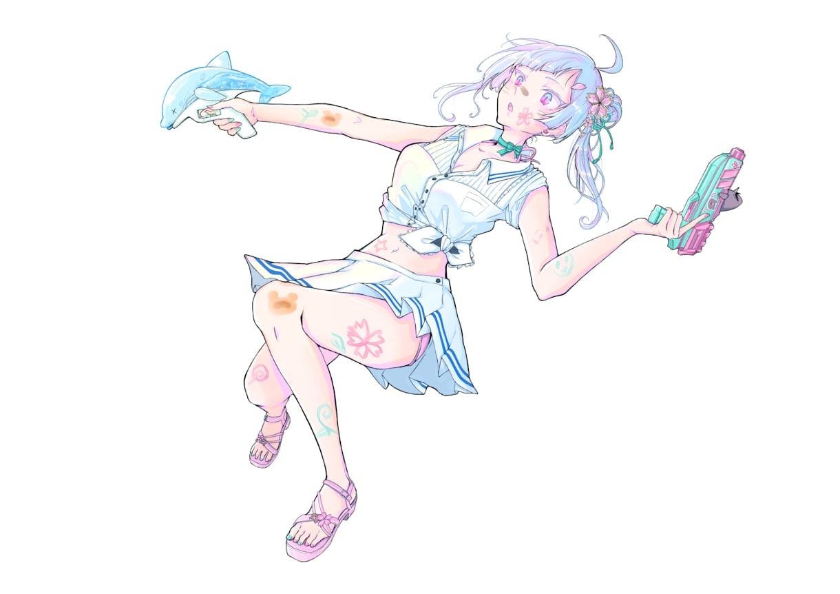 歌ってみた配信用イラスト・ロゴ描きます 歌ってみたイラスト経験あり、差分対応可能です！ イメージ7
