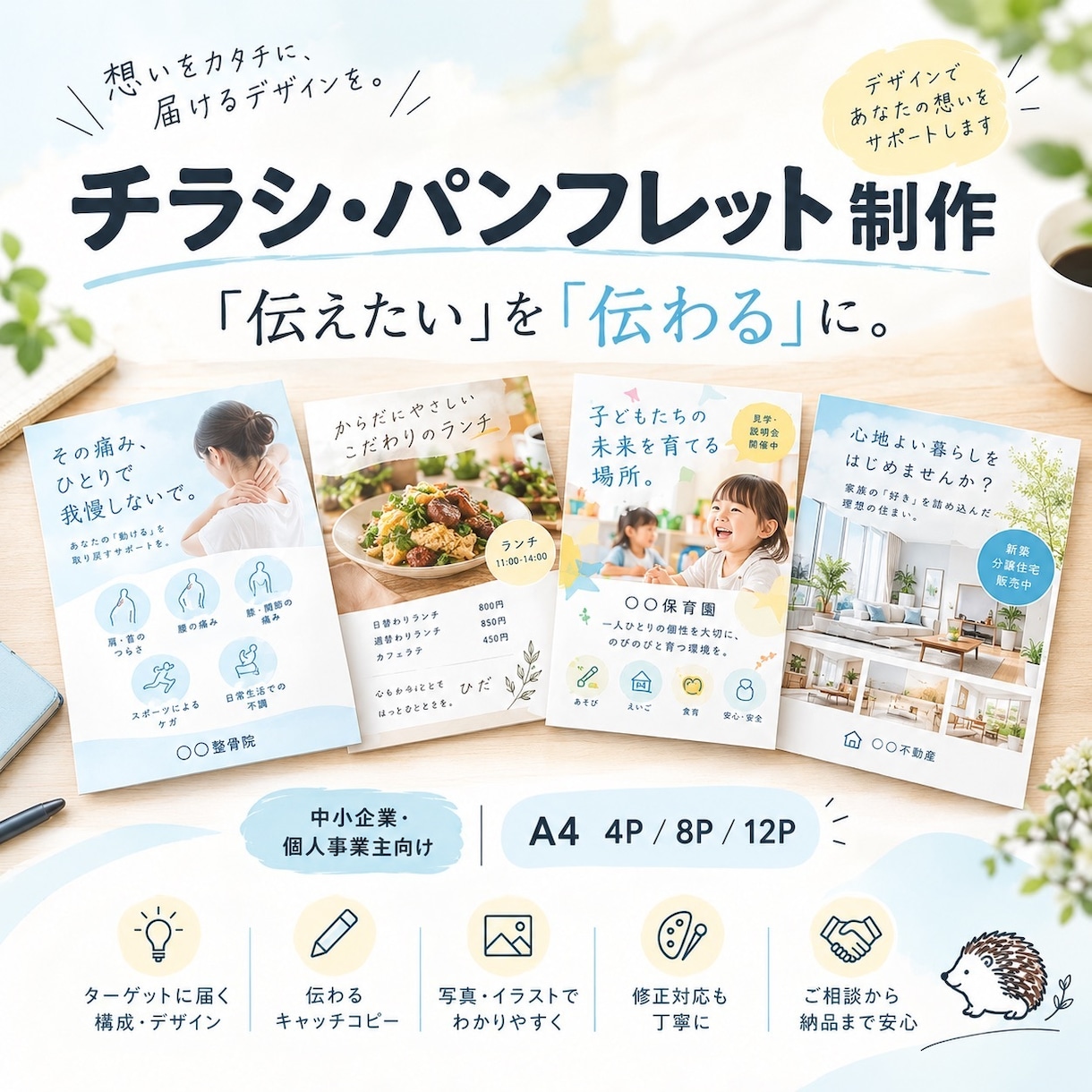 見やすく、伝わる販促チラシを制作します チラシ・フライヤーを制作します。 イメージ1