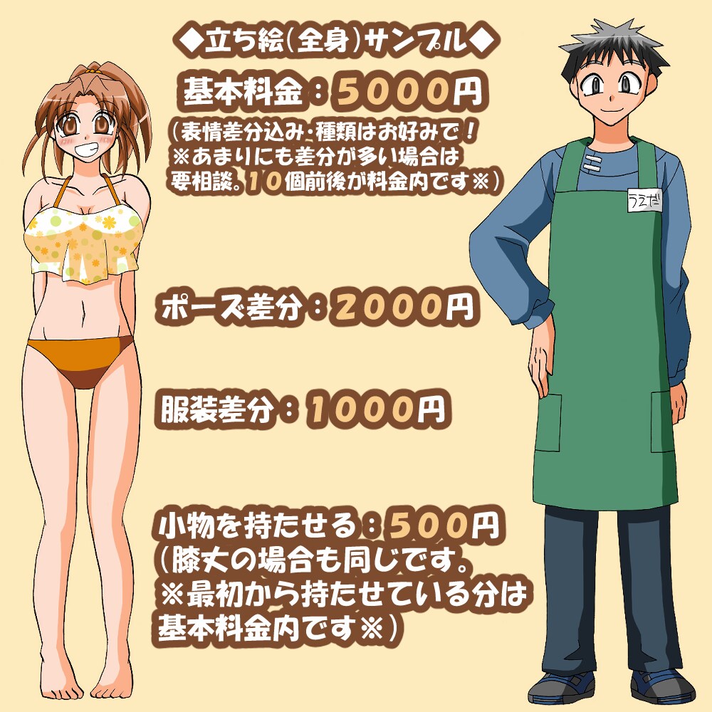 ちょっと懐かしい、そんな絵柄のイラスト描きます 元気で明るいイラスト描きます！日常ものが得意です！ イメージ3