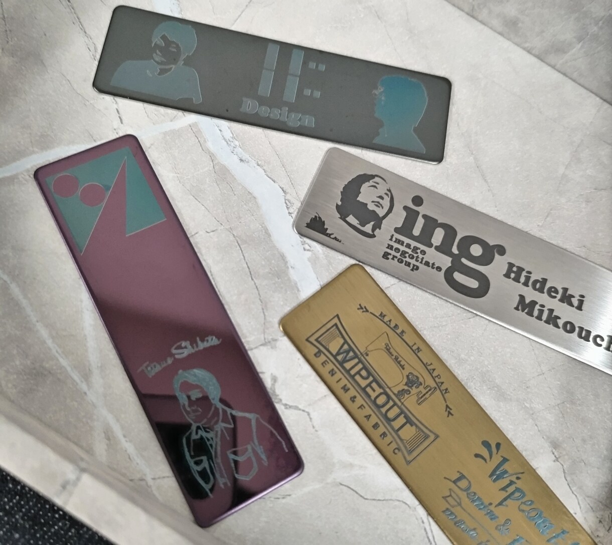 レーザーでおしゃれな名札・キーホルダーを作製します ご購入前に無料でサンプルデータ作成します。 イメージ8