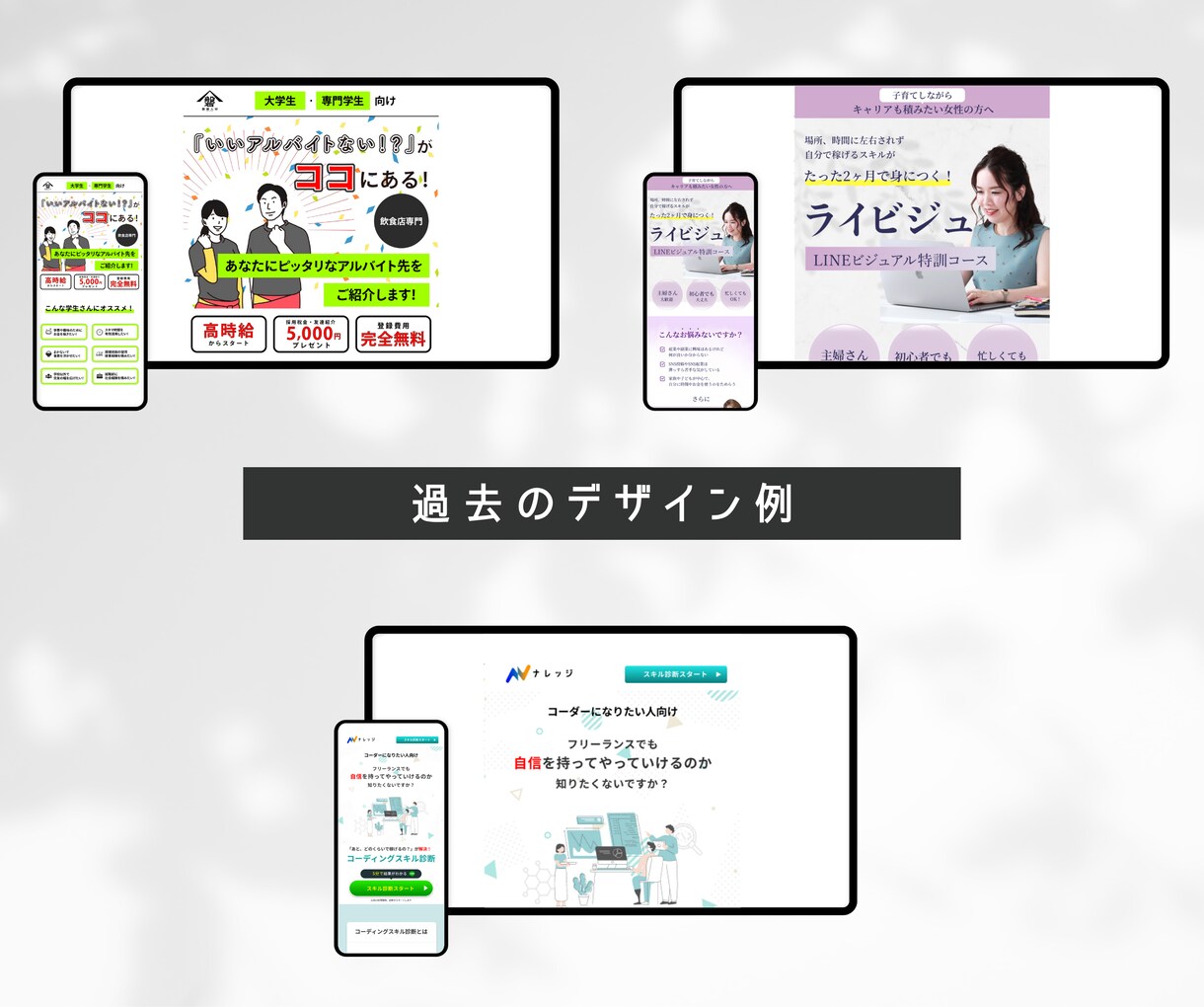 現役デザイナーが認知度を高めるLPを制作いたします 高品質で訴求力のあるLPを今だけ割引価格でお試ししませんか? イメージ3
