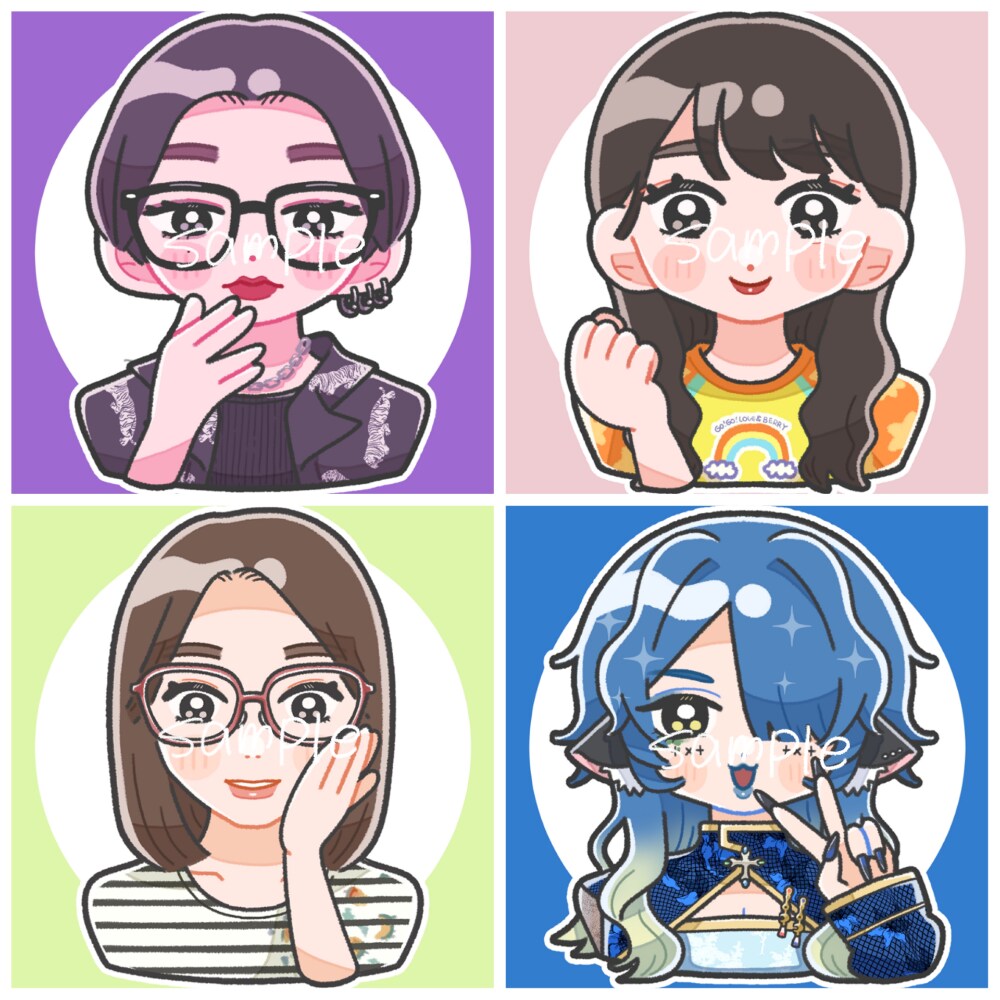 ゆるくてかわいい一枚イラスト描きます 生誕祭イラスト、配信待機画面、歌ってみたサムネなどに♪ イメージ5