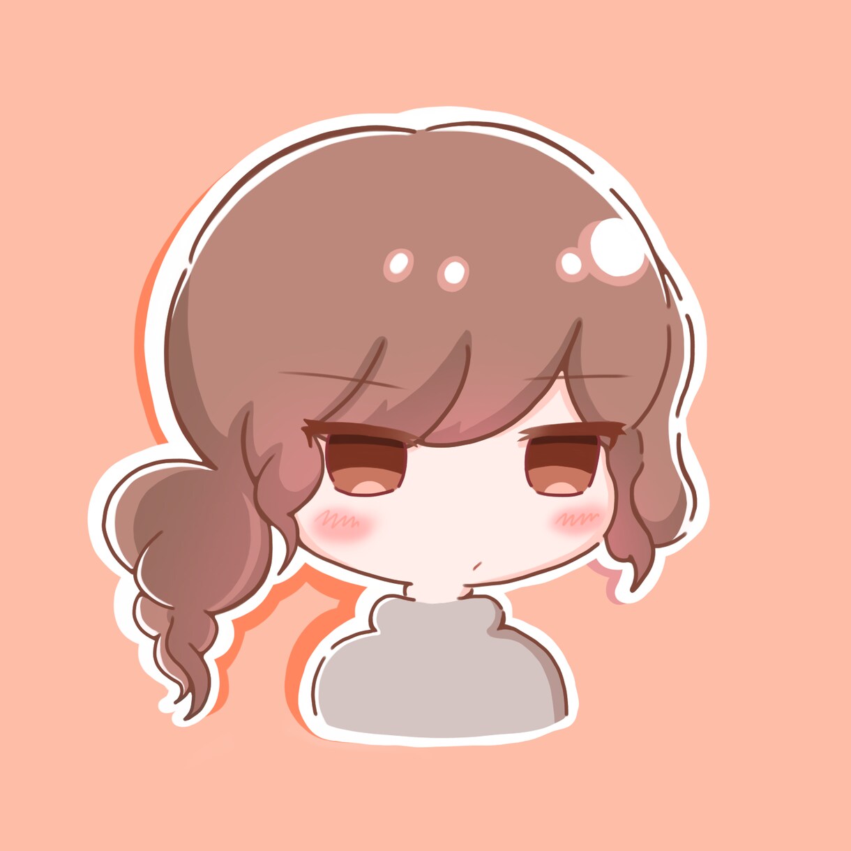 ゆるふわイラスト描きます 背景1色無料☆人物/動物/その他★アイコン・挿絵等に♡ イメージ9